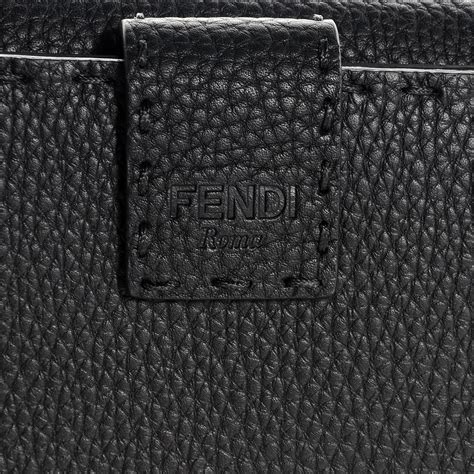 new fendi selleria black leather wallet|Selleria Wallet .